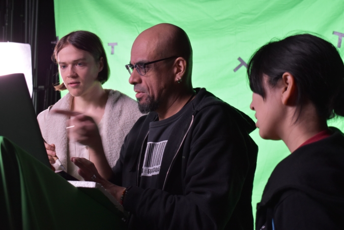 Vic Bonilla Directing A Film With Students | AIE